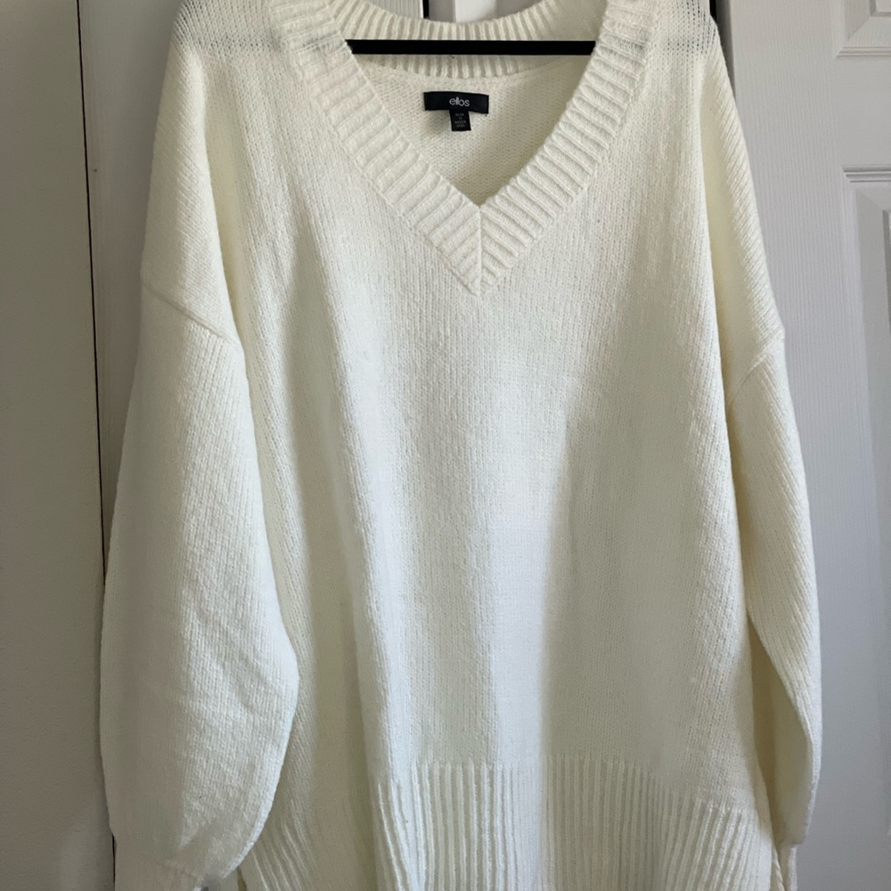 Sweater is new without tags. It is a roomy 22. Never worn.
